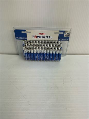 Piles alcalines AAA Meijer Powercell
