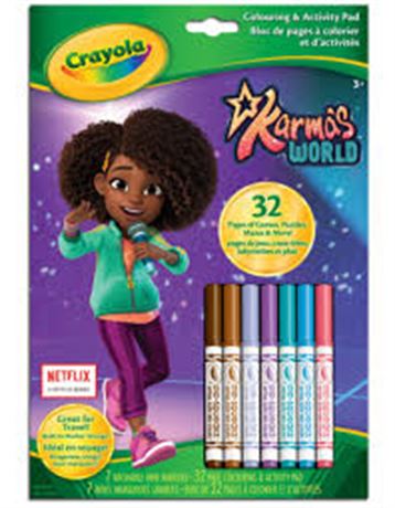 Karma's World livre jeux 32 pages