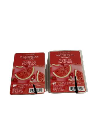 Cubes de cire parfumés melon d’eau, 2 pièces