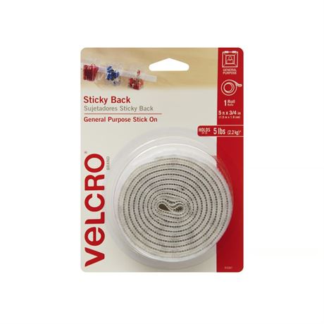Bandes Velcro nylon 152 cm (lot de 5)