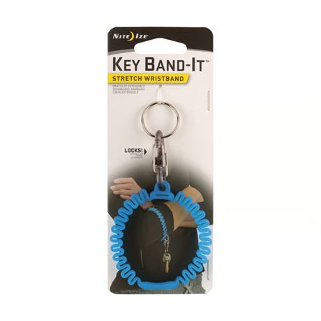 Bracelet porte-clé Nite Ize Band-It bleu