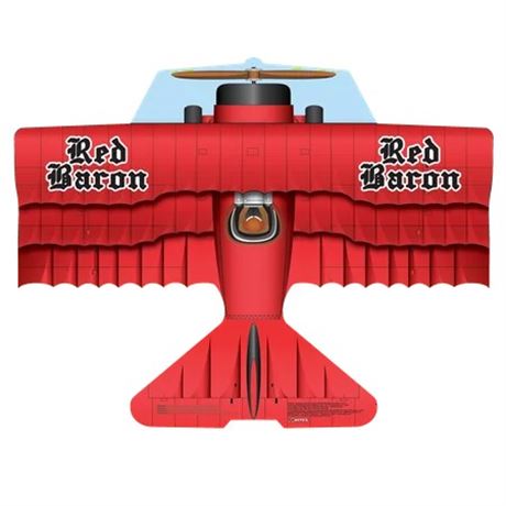 Cerf-volant avion Red Baron 37 po Brainstorm