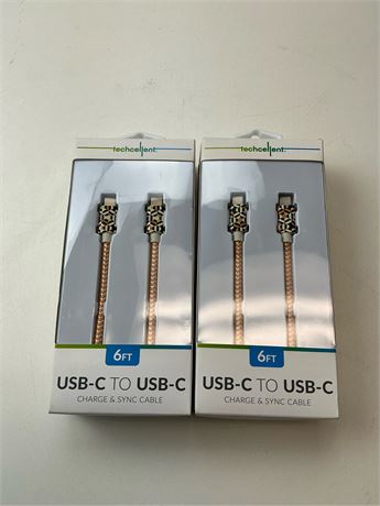 2 câbles USB-C charge et synchronisation