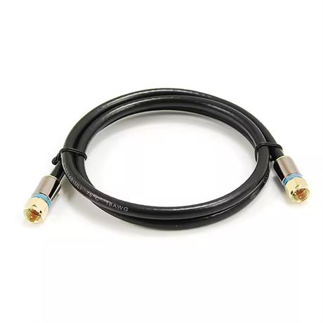 Câble coaxial RG6 3 pi noir