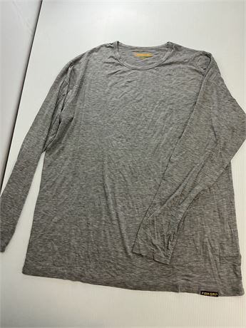 Chandail homme manches longues gris XL