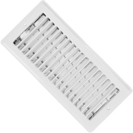 LOT DE 4 - Registre de plafond acier persiennes Imperial 4 x 10 po blanche