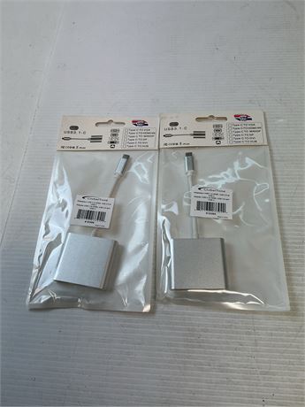 Adaptateurs USB-C vers HDMI et USB lot 2