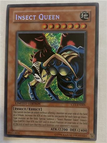 Édition limitée Reine Insecte CT1-EN005 Secret Rare Holo YuGiOh