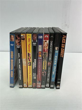 Lot de 10 films