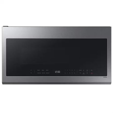 Micro-ondes hotte 2,1 pi³ Wi-Fi acier inox anti-empreintes