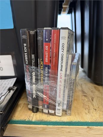 Lot de 8 DVD musique