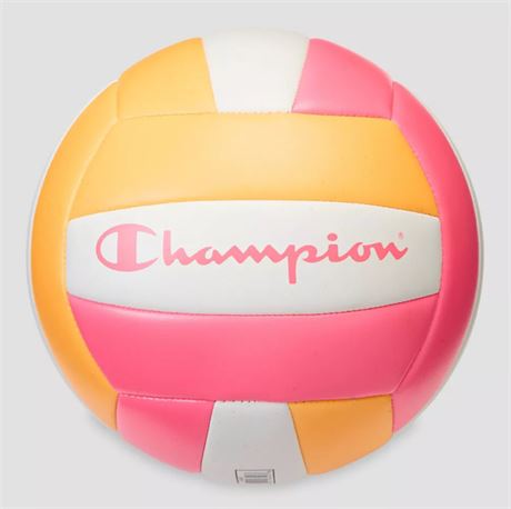 Ballon de volleyball Champion Ace format officiel - rose/orange
