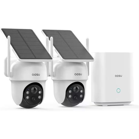 Caméra PTZ solaire 360° 3MP avec 32GB