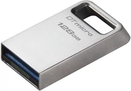 Clé USB Kingston DataTraveler Micro 128 Go métal ultra-compacte