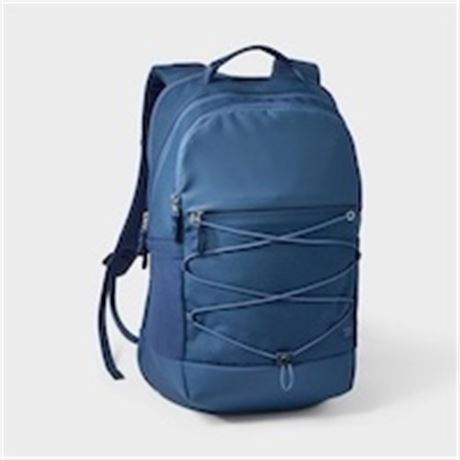 Sac à dos hommes All In Motion bleu, sangles ajustables et poches