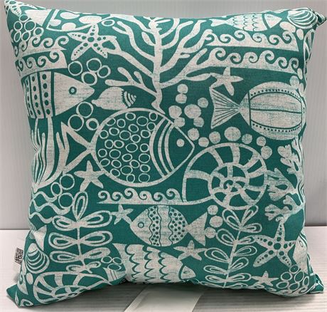 Coussin décoratif extérieur Seagate Ocean 18 x 18 po