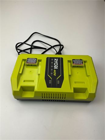 RYOBI 40V Li-Ion Dual Port Rapid Charger