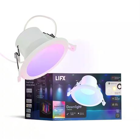 Garniture LED encastrée intelligente 4 po SuperColor réglable