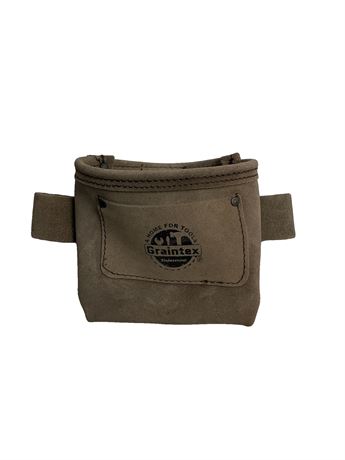 Pochette outils cuir beige Graintex