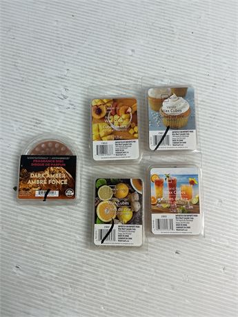 LOT DE 5 - Cire parfumée assortiment
