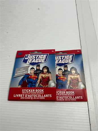 Livre 111 autocollants Justice League - lot de 2