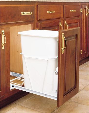 Poubelle coulissante Rev-A-Shelf 35 pte plastique