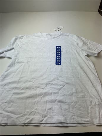 T-shirt blanc Calvin Klein taille large