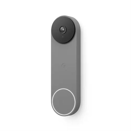 Sonnette vidéo Nest Wi-Fi intelligente à piles - gris cendré