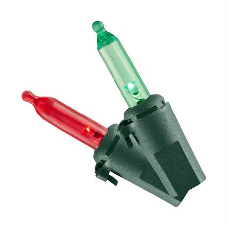 100 LED rouge/vert + filet 150 incandescentes