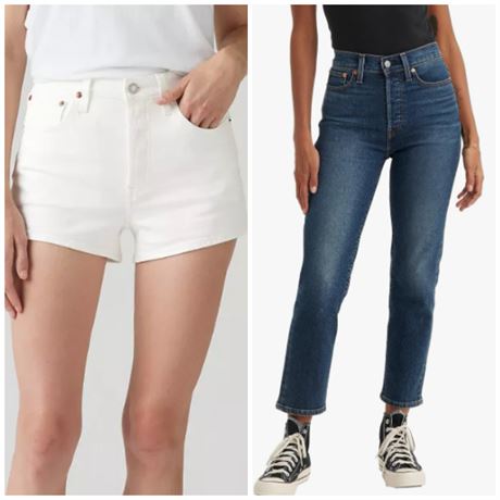 Lot de shorts et jeans Levi's taille 25