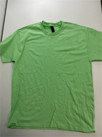 T-shirt homme vert lime L