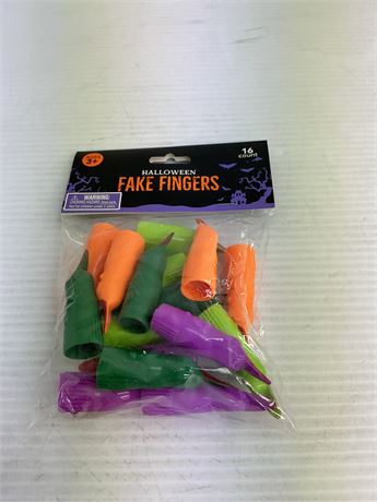Faux doigts Halloween, 16 pièces