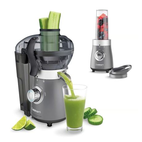 Extracteur à jus Cuisinart plastique gris 16 oz