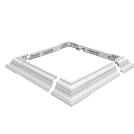 Moulure base vinyle ajustable 4 à 6 po