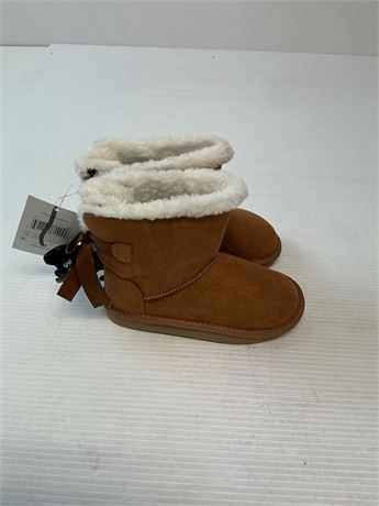 Bottes hiver fille fausse fourrure taille 10