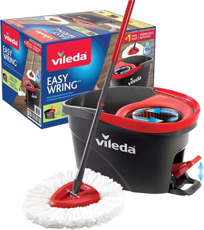 Ensemble balai essoreur Vileda EasyWring avec seau