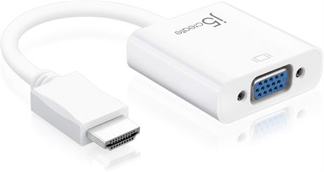 Adaptateur HDMI vers VGA j5create mâle-femelle pour ordinateur
