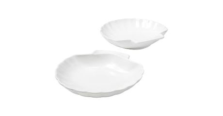 Bols fruits de mer Starfrit en porcelaine coquille lot de 2