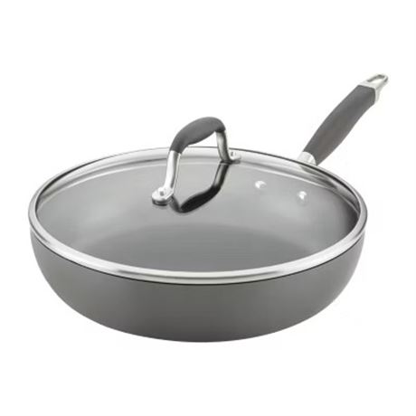 Poêle profonde Anolon Advanced Home aluminium anodisé 12 po + couvercle