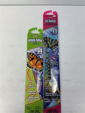 Cerf-volant papillon 29 et 34 po