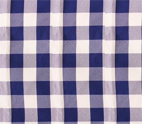 Nappe en lin 52 po x 52 po bleu marine