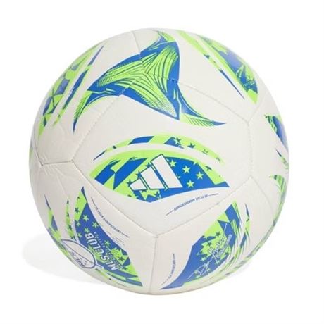 VOIR PHOTOS - Ballon sport Adidas MLS Club taille 3 - blanc