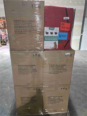 Lot de 48 - maisons à chats chauffées Frisco extra-larges