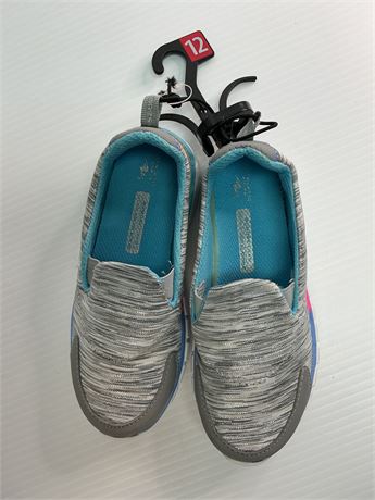 Souliers gris bleu fille Athletic Works 12