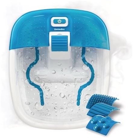 LIRE DESCRIPTION - Bain de pieds HoMedics Bubble Bliss de luxe