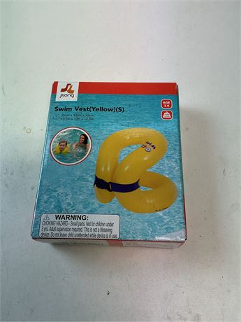Gilet de natation jaune