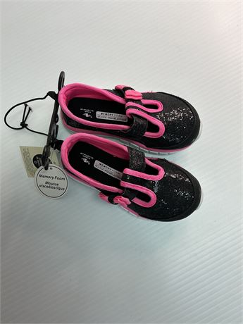 Souliers noir/rose bébé fille Athletic Works 8