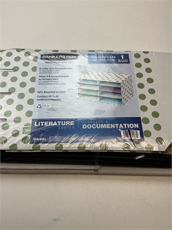 Organisateur à compartiments format lettre – 8 sections