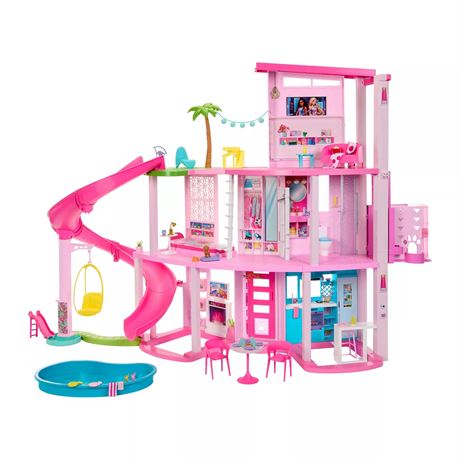 Maison Barbie Dreamhouse Pool Party + glissade 3 étages
