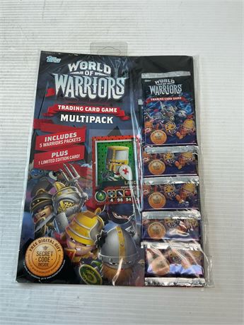Jeu de cartes Topps World of Warriors packs multiples